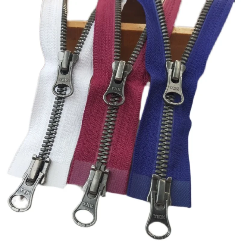 

YKK5 No.5 Double-head Double-open Zipper 89/91cm Resin Corn Tooth Coat Down Is of Good Quality. Sewing Accessories