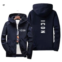 2021 Hot-selling Brand Mens Jacket Spring And Autumn Outdoor Hooded Jacket Large Size Windbreaker Thin Zipper Jacket Jacket