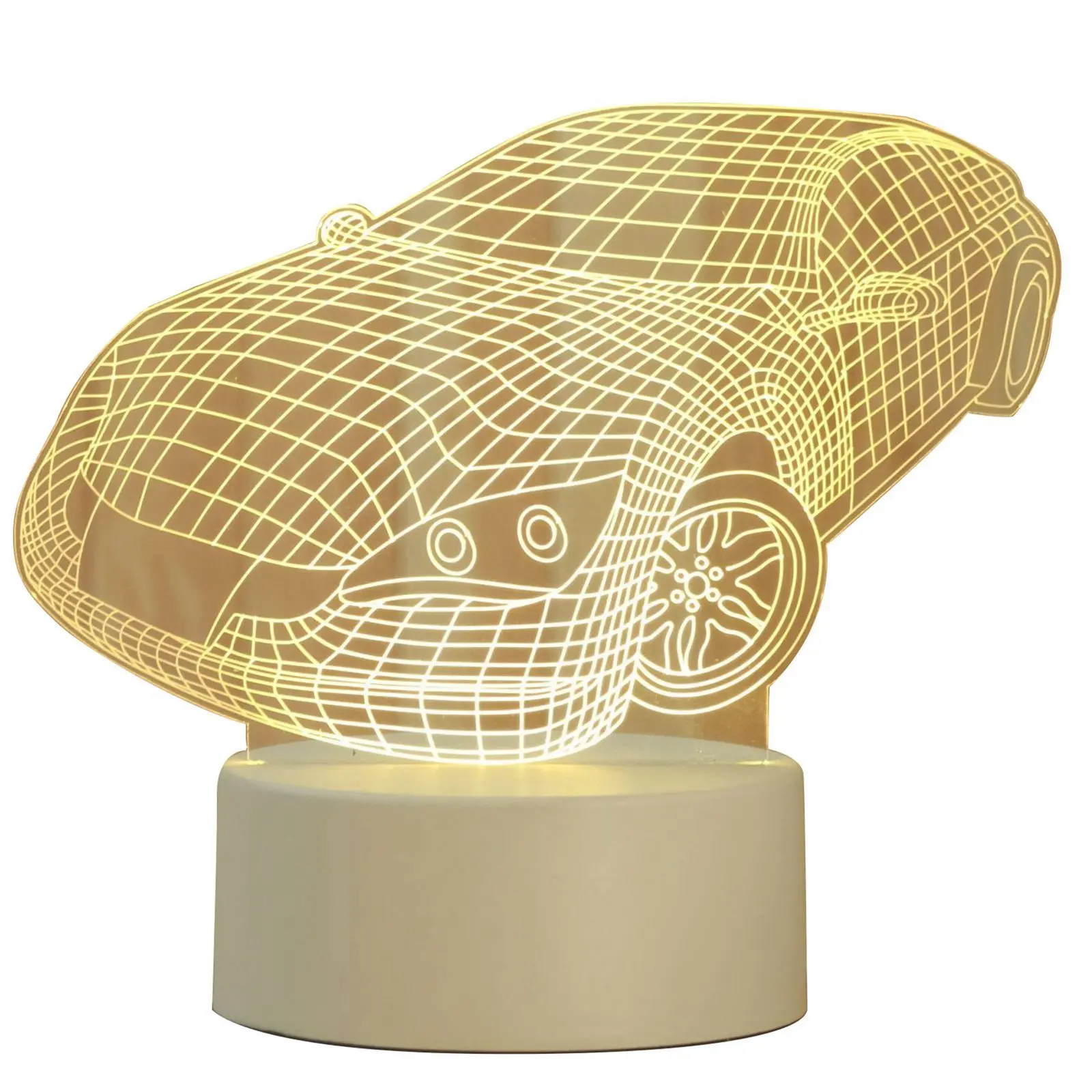 

Креативная 3D ночник, акриловый настольный ночник для мальчиков и девочек, праздничный подарок, декоративная прикроватная настольная лампа ...