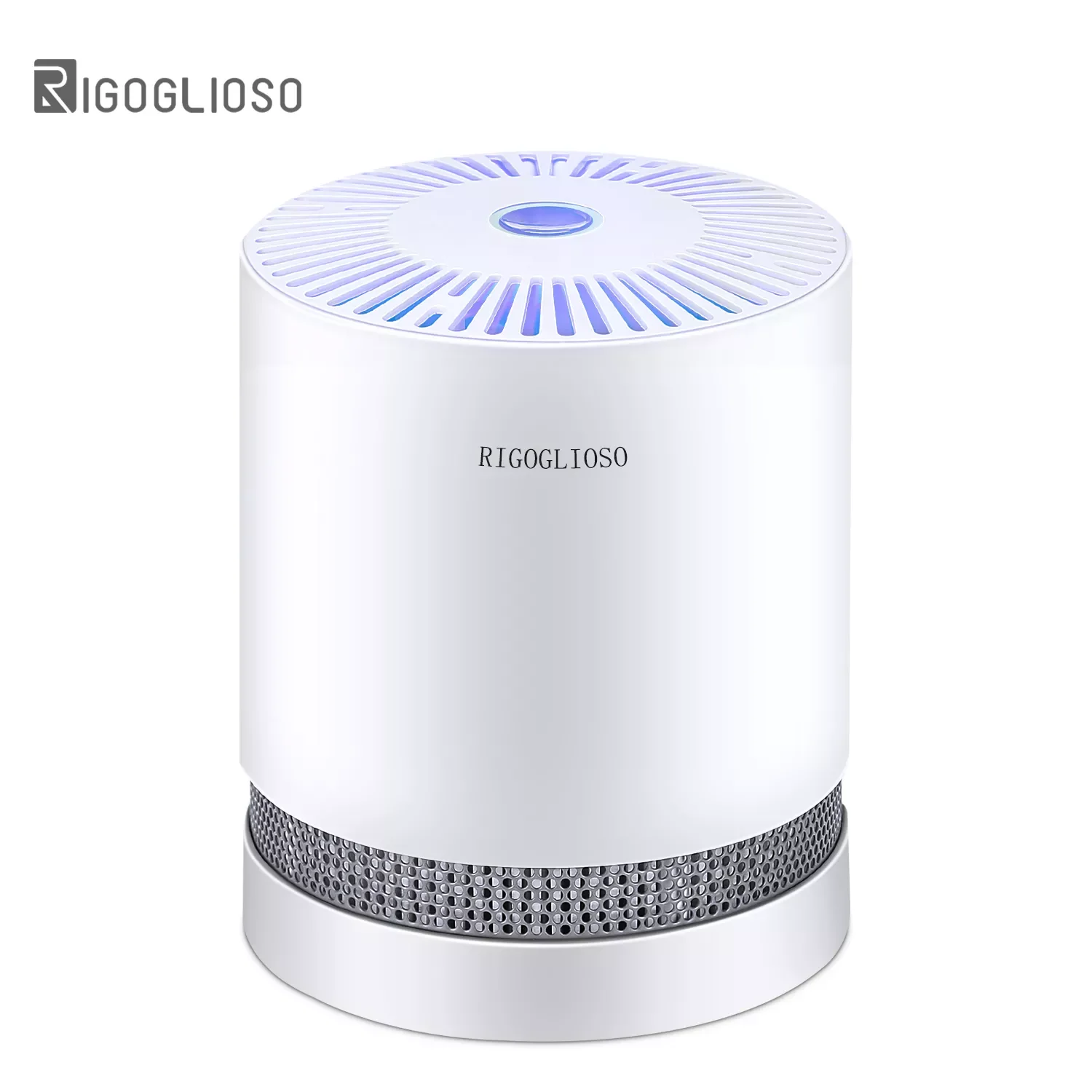 

RIGOGLIOSO Air Purifier For Home True HEPA Filters Compact Desktop Purifiers Filtration with Night Light Air Cleaner GL2109