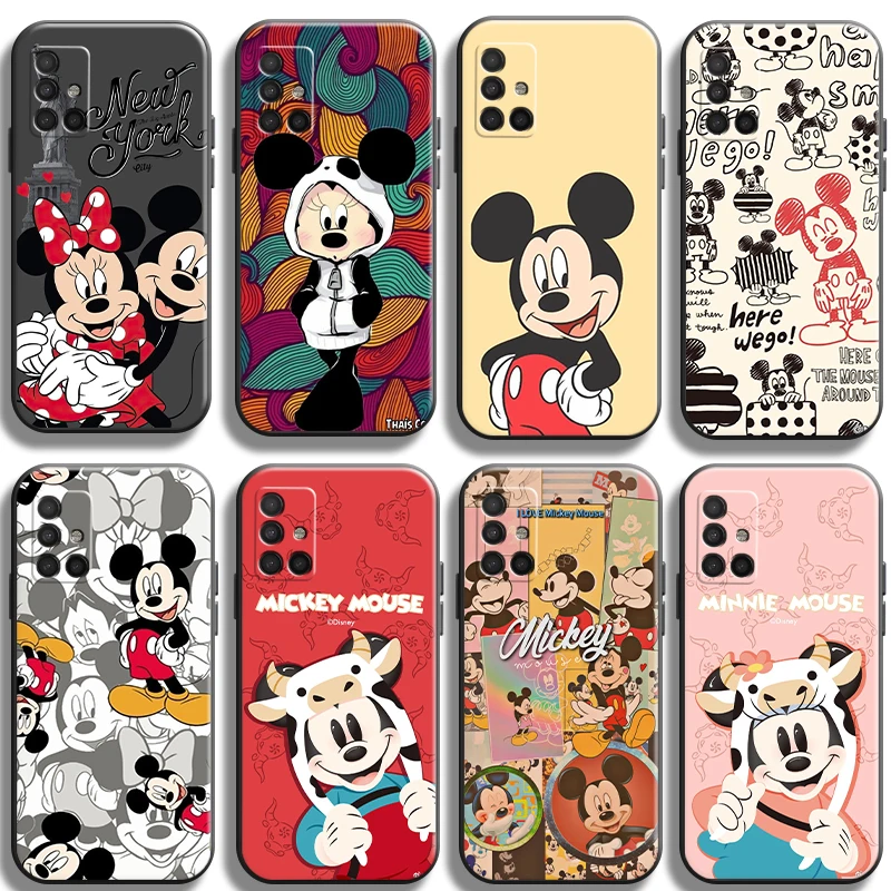 

Disney Mickey Phone Cases For Samsung S20 S21 FE Plus Ultra ShockProof Smartphone Protective Shell Soft Unisex Coque Funda