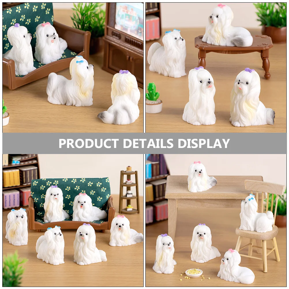 Микропейзаж мини-щенок декоративная смола садовые аксессуары для ландшафтного