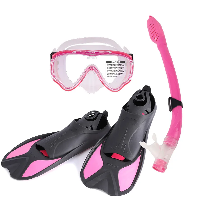 Diving Swimming Fins Set Swimming Flippers Diving Fins Snorkeling Goggles Dive Snorkel Equipment Scuba Adult Flippers Underwate