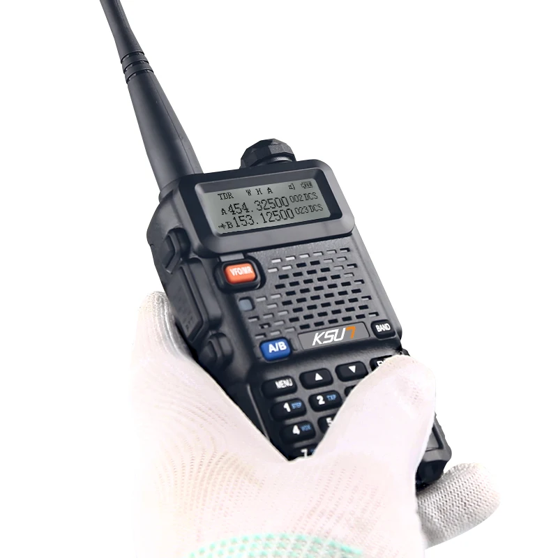 1pcs ksun uv5r b two way radio station vhf uhf 136 174 400 520mhz transceiver 8w uv 5r uv 5r walkie talkie free global shipping