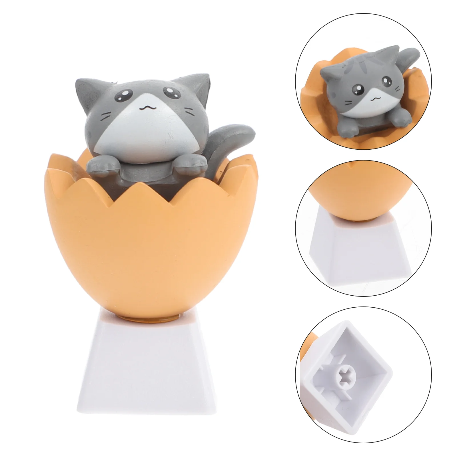 

Cat Shape Keycap Personalized Plastic Durable Mechanical Keyboard Keycap Keyboard Key Replacement Keycap for PC Gaming