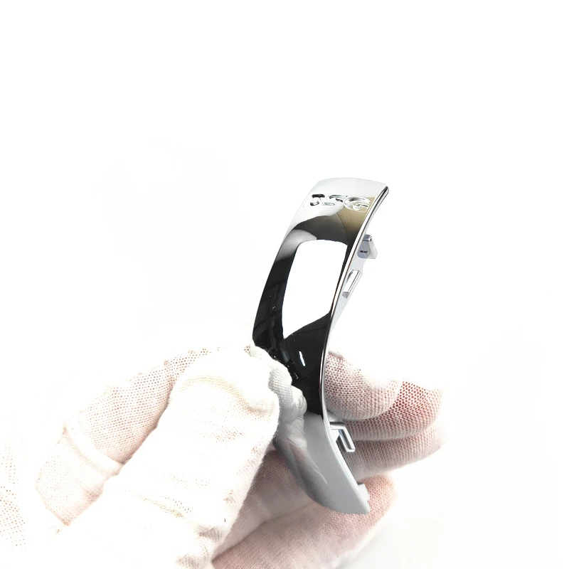 DSG Ручка переключения передач Хром с кожаными синими и красными боковыми накладками для VW Golf 6 7 R GTI Passat B7 B8 CC R20 Jetta MK6 GLI.