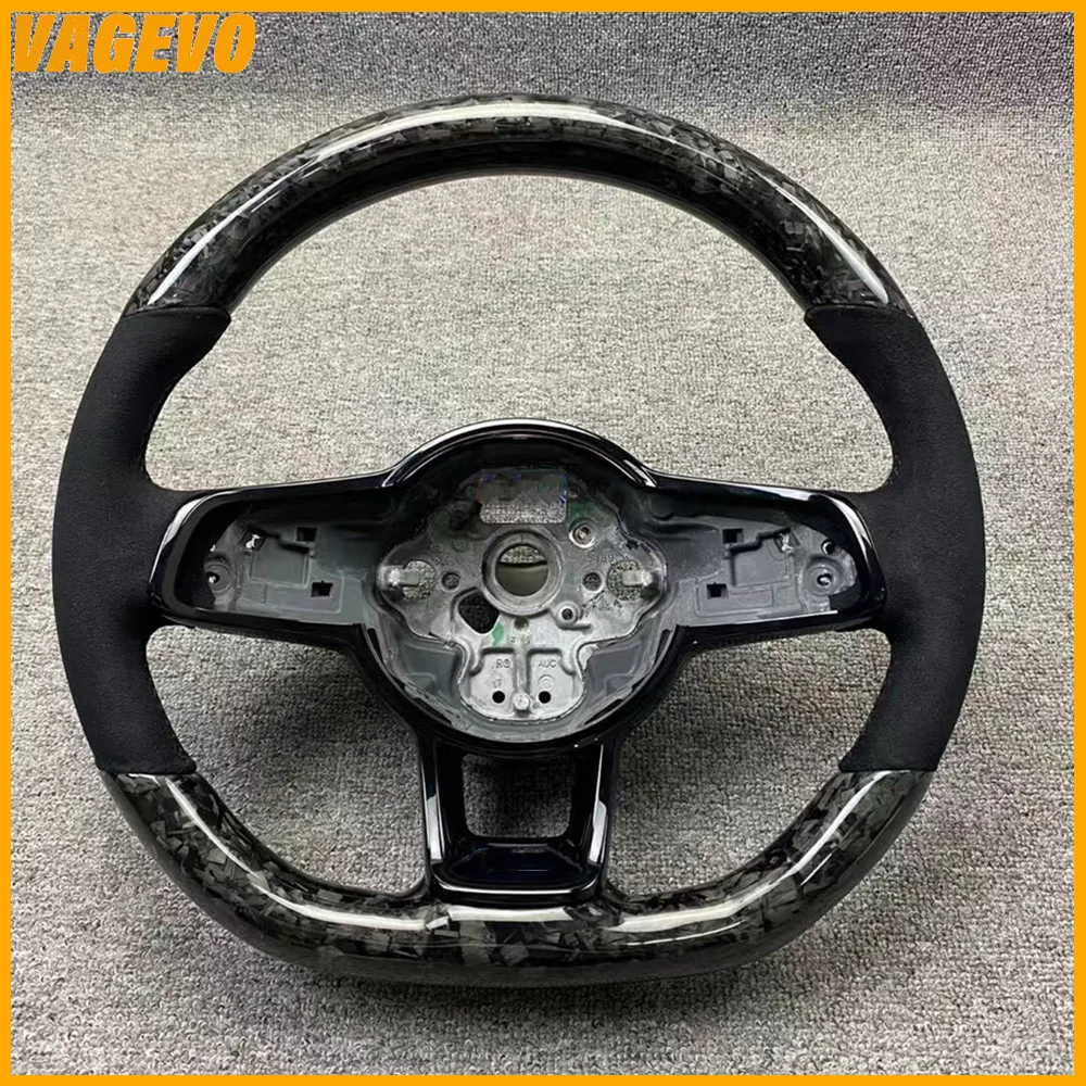 Для VW Golf 7 MK7 GTI Passat B8 Tiguan MK2 Polo Jetta кованое спортивное рулевое колесо из углеродного