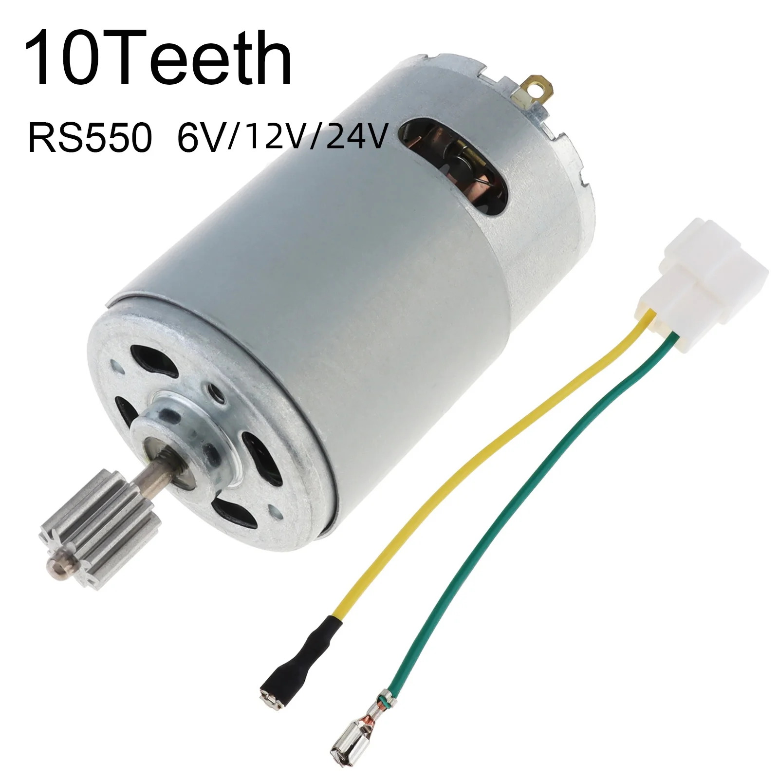 

Детский мотор RS550 10-зубчатый 6В/12В/24В ChgImposs