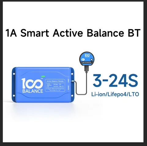 Активный балансир LiFePO4 1A 5A Bluetooth для аккумуляторов 3-24S