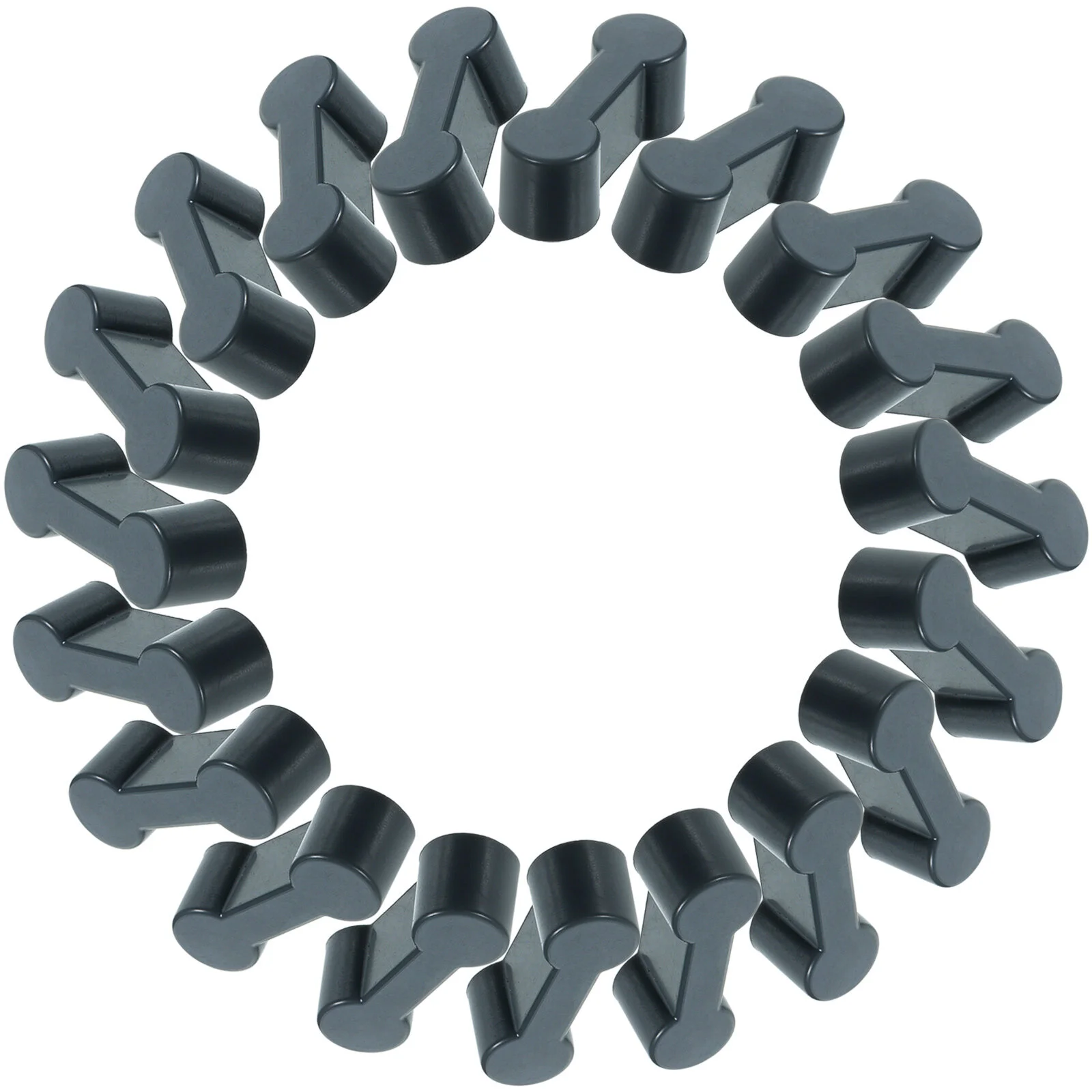 

20 шт., детский пластиковый конструктор «железнодорожная дорога»