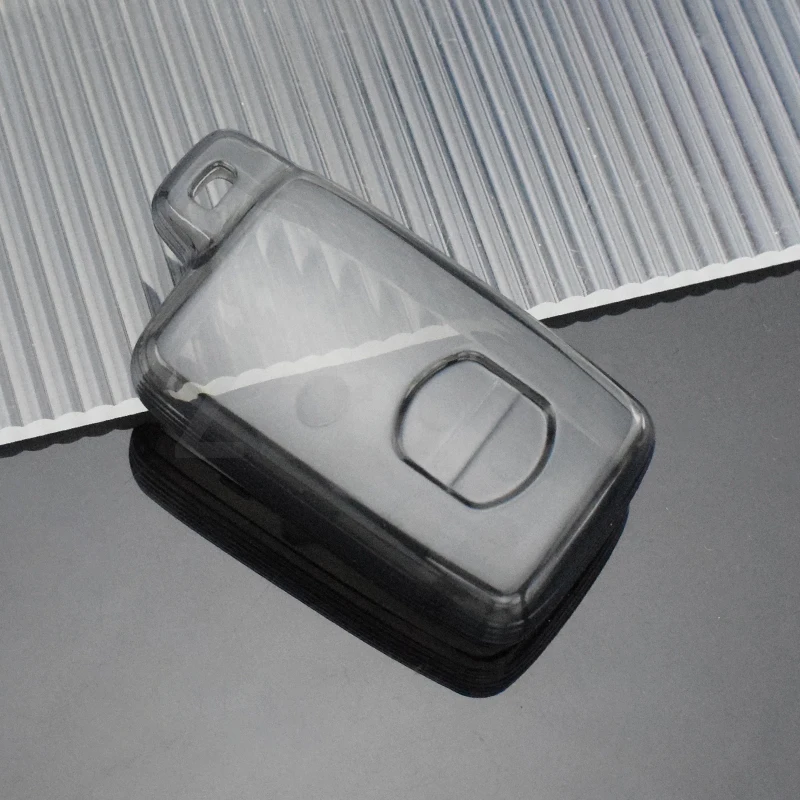 

Прозрачный чехол для ключей из ТПУ для Toyota Land Cruiser Prado Avensis IQ Corolla Prius Highlander Yaris, держатель для брелока без ключа