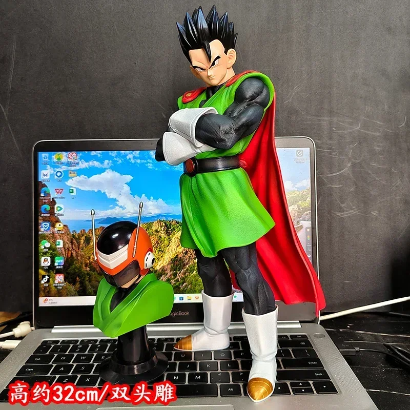 Фото В наличии 32 см Dragon Ball Z Super Saiyan Son Gohan Фигурка Great Ssj2 Gohan Аниме Фигурки Статуя Коллекция ПВХ Модель Игрушки №4