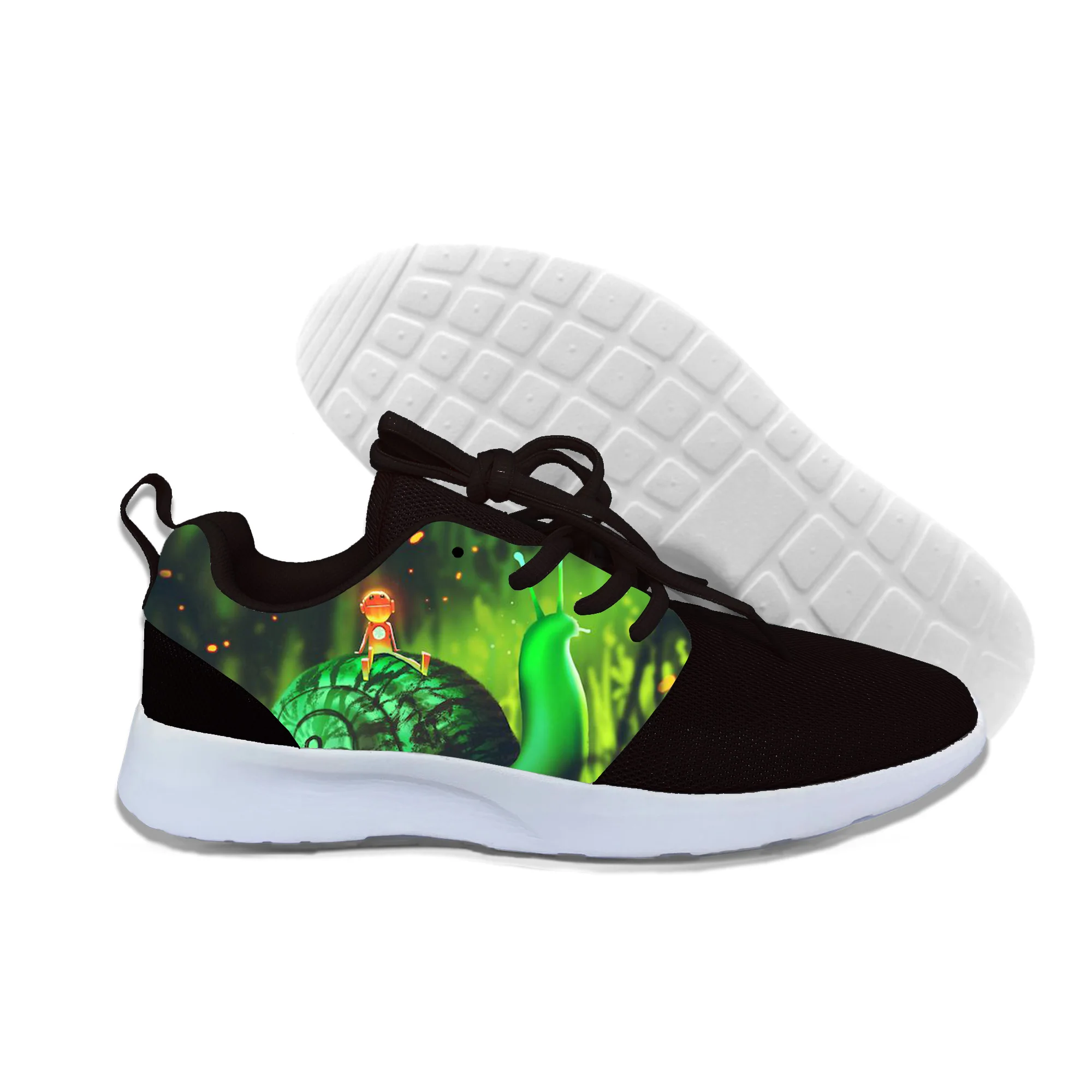 

Hot New Cartoon Fashion Print Relative Speed Game Snail Cartoon Fashion Casual Lightweight Shoes Running Shoes Mesh Sports Shoes