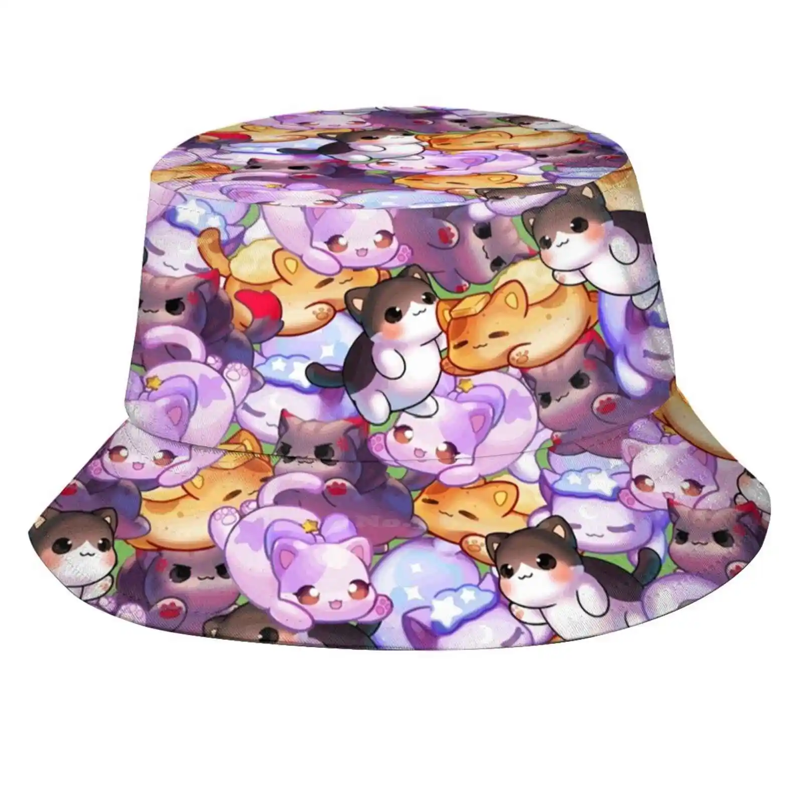 Aphmau Meow Plushies Anime Cats Pattern Hats Outdoor Hat Sun Cap Aphmau Gaming Aphmau Youtube Aphmau Cats Plushies Aphmau