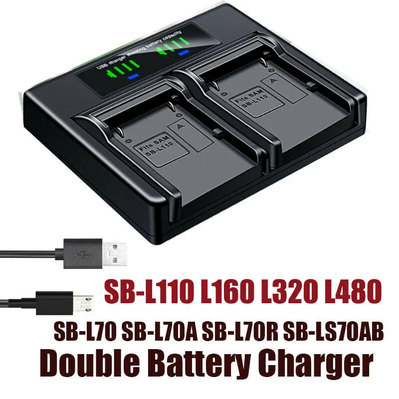 

Двойное зарядное устройство для Samsung SB-320 L600 L600B L610 L610B L610D L630