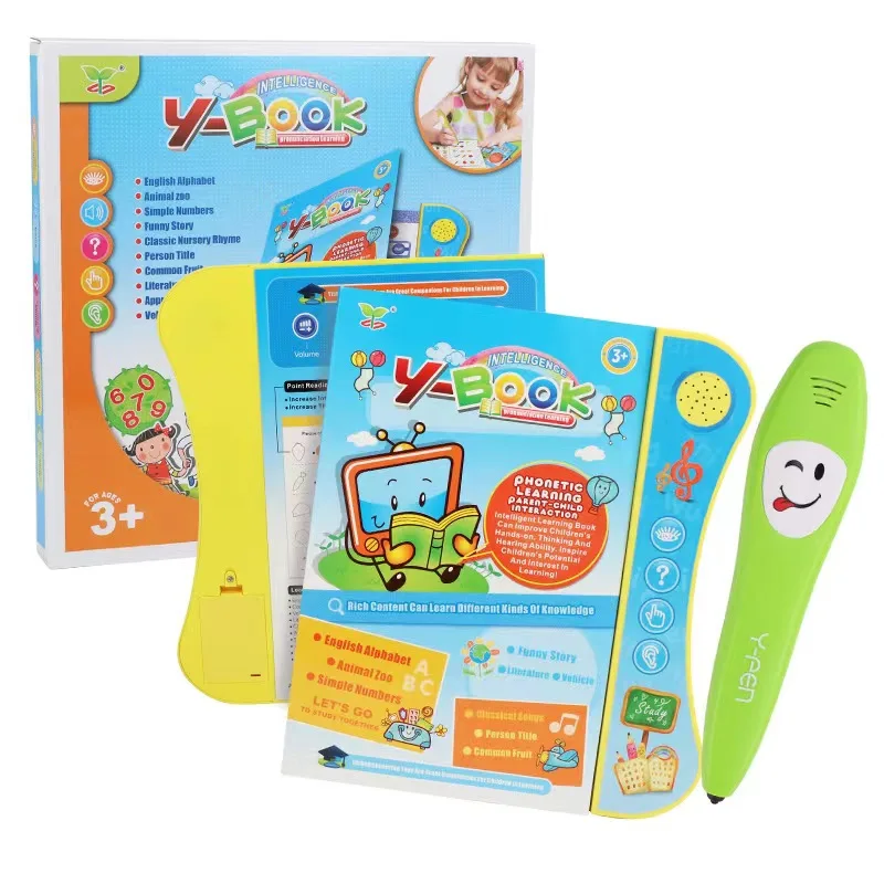 

Smart Educational Sound Logic Book For Kids Plus Talking Electronic Pen, Children Education Toy Gift,Preschool English Learning