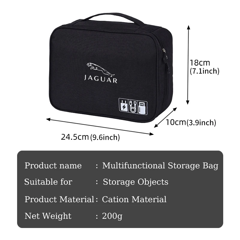 Автомобильный чехол для зарядного устройства наушников Bluetooth цифровая сумка