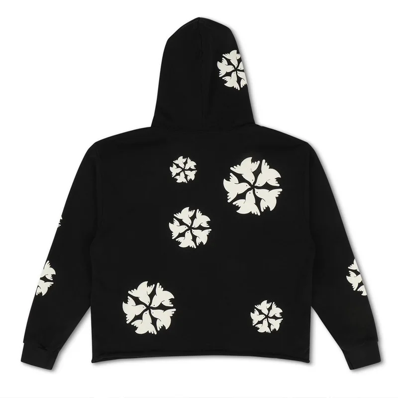 Свободный свитшот готический модный костюм с принтом из пенопласта Мужской и