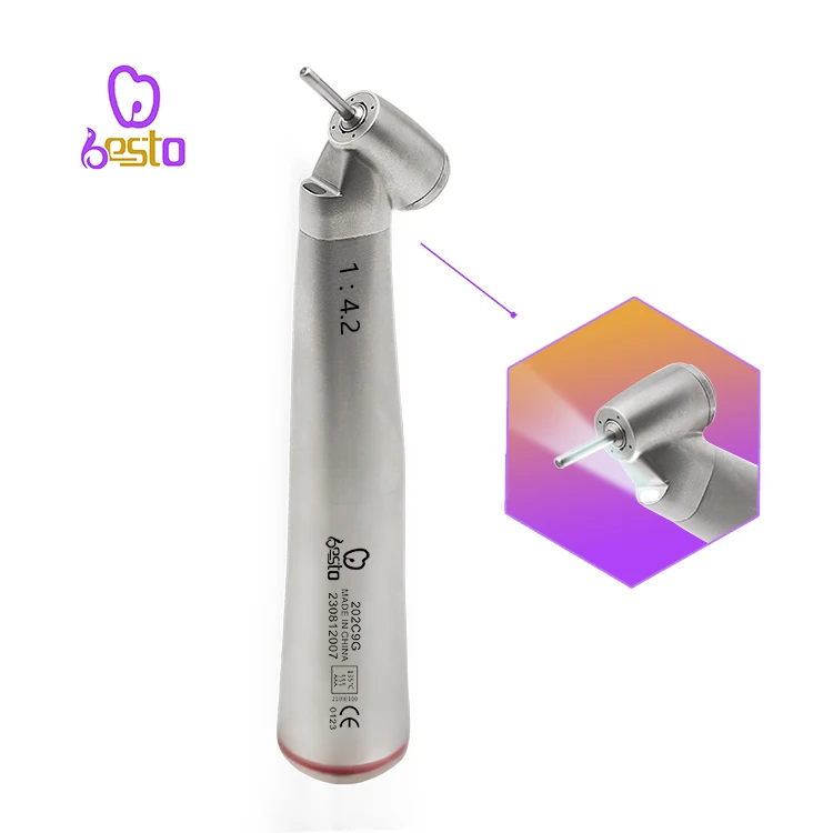 Хирургический наконечник ден tal угол 45 градусов 1:4 2 электрический с повышением