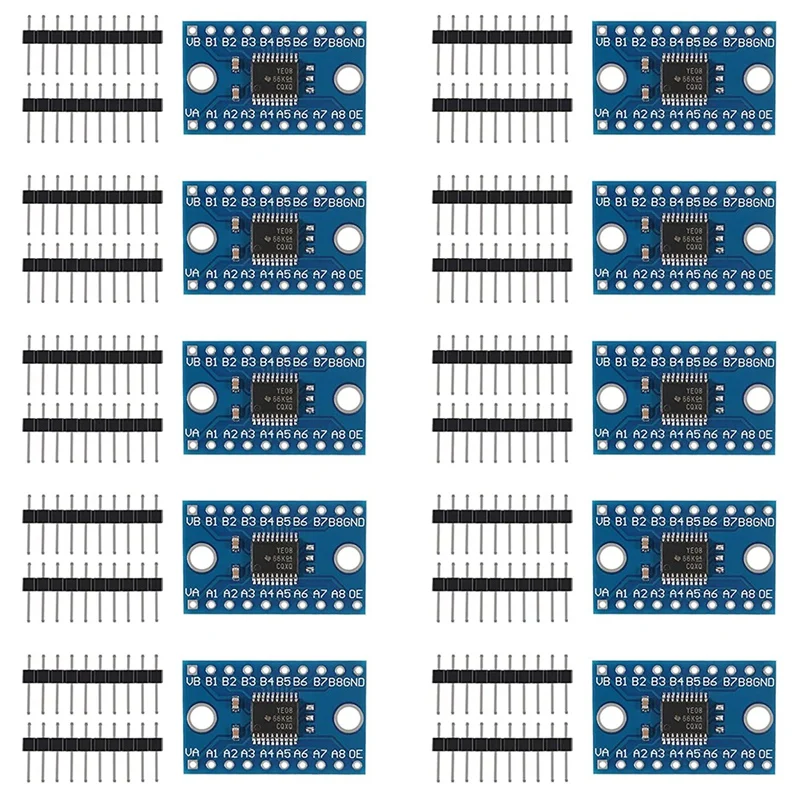 

10PCS TXS0108E 8 Channel Level Conversion Module High Speed Full Duplex 8 Way Bi-Directional Converter for Arduino