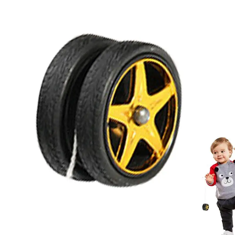 

Yoyo Balls Unresponsive Yo-Yos For Adults Portable Beginner Electroplating Wheel Yoyo Ball With String Kids Popular Traditional