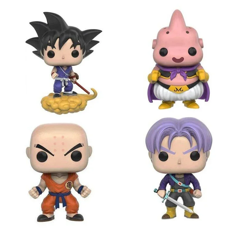 Экшн-фигурки FUNKO POP из аниме Драконий жемчуг с плавками #107 GOKU #109 KRILLIN #110 MAJIN BUU #111