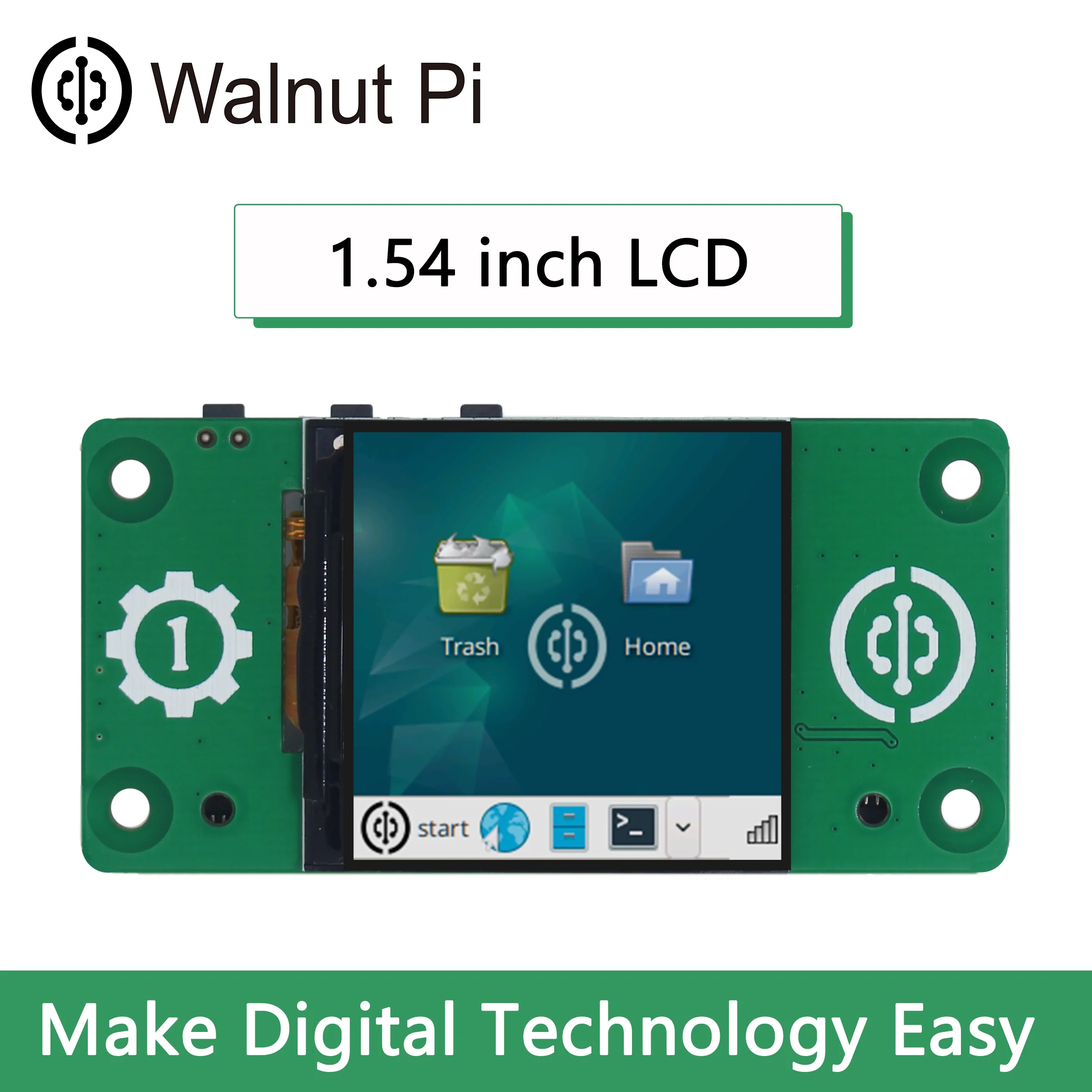 Walnut Pi WalnutPi ZeroW 1 54-дюймовый высокоскоростной ЖК-дисплей SPI Linux Development Borad