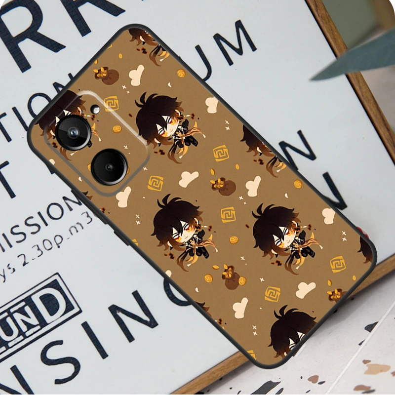 Genshin Impact для Realme C55 C53 C67 GT Neo 5 6 9 10 11 12 Pro Plus C11 C25 C21Y C30 C31 C33 C35 C51 чехол