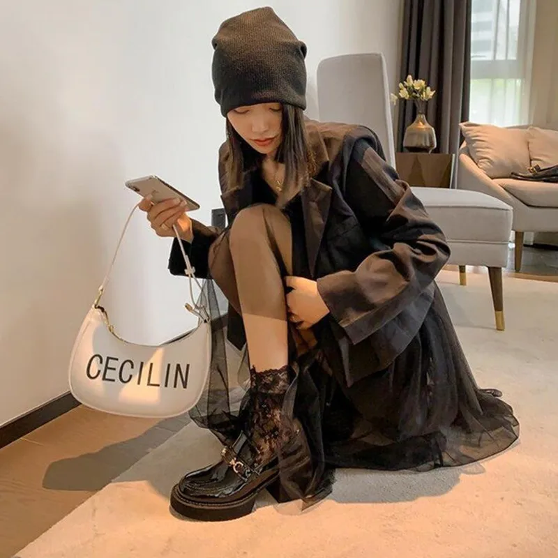 Platform Heels Shoes for Woman Europe 2022 Spring New Fashion Mary Janes Shoes Pumps Low-top Casual Round Toe Lady Shoes Women