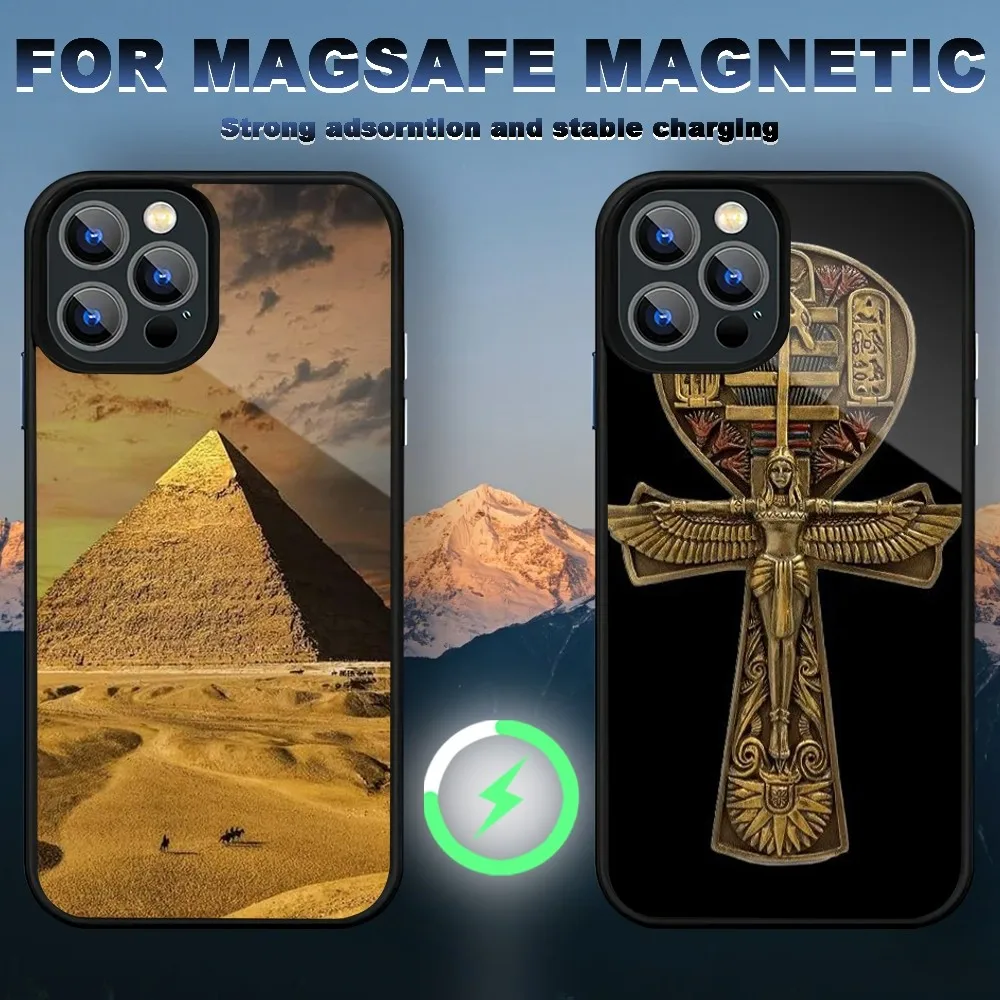 Чехол для iPhone 15 14 11 12 13 Pro Max Plus с магнитной беспроводной зарядкой