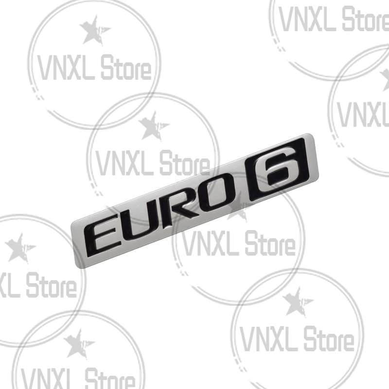 

Стайлинг автомобиля Металлическая эмблема ЕВРО 6, наклейки на кузов багажника автомобиля для Volvo Euro6, грузовик FH420 FMX500 FMX330 FM FH16 FWL FH XL FM420 410 FL