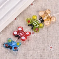 1pcs butterfly style 24mm handmade lampwork glass loose beads for jewelry making diy pendants fidnings