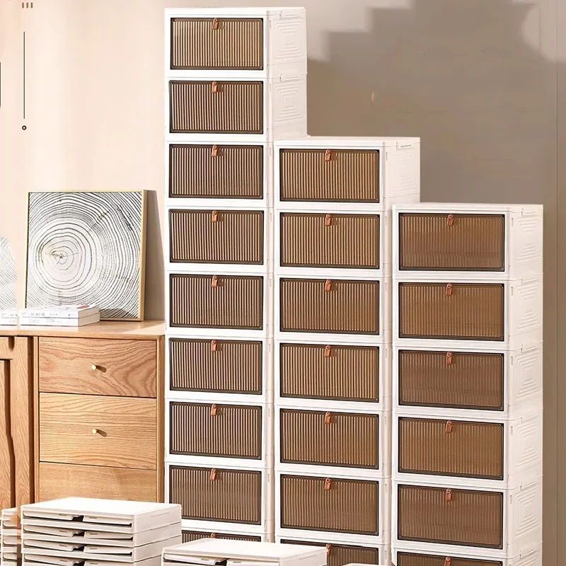 Пластиковая Складная металлическая полка для обуви в узкий коридор