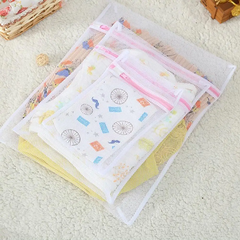 

Сетчатый мешок для стирки 3 размера, Домашний Органайзер из полиэстера, сумки для стирки для стиральных машин, сетчатый мешок для бюстгальте...