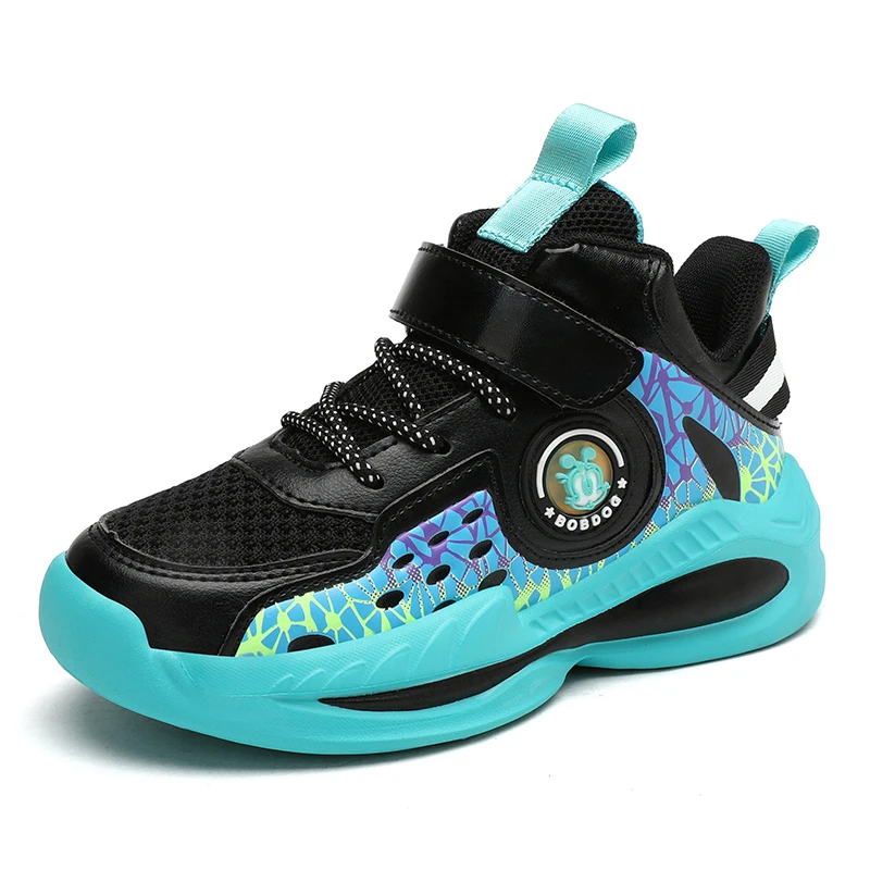 

2022 New Basketball Shoes Children Boy Wearable Sport Shoes Kids Luxury Brand Basketball Boots Boys Designer Outdoor Sneakers