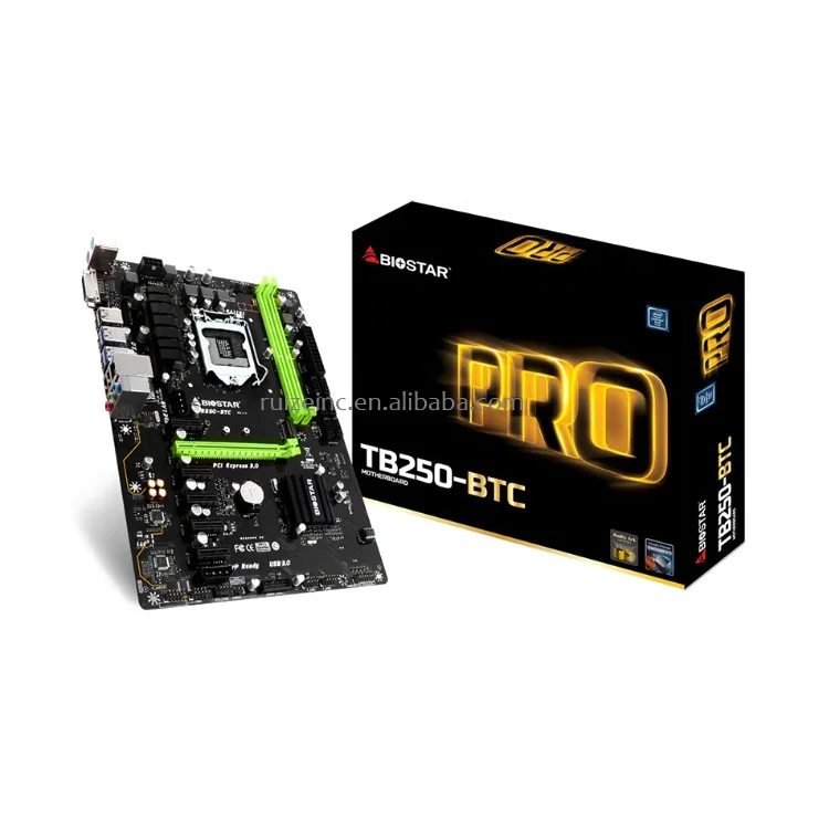 

Computer ATX Motherboard TB250 6 GPU LGA 1151 DDR4 Motherboard RUIZEINC