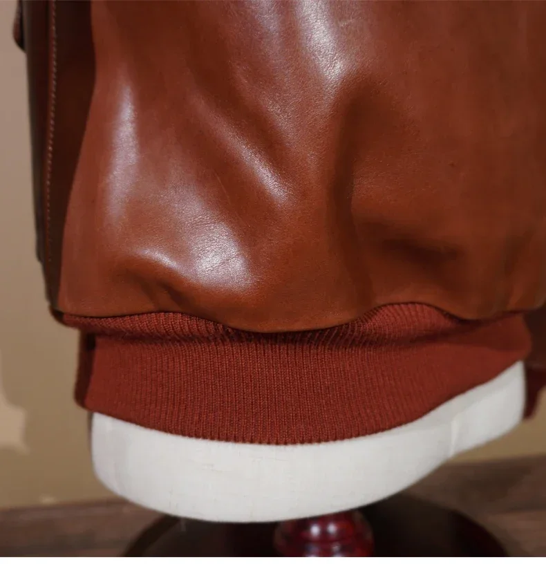 Blunt Razor New Spot Eastman Version 16159 восковая конская кожа A2 летный костюм кожаная куртка в