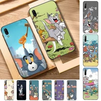 bandai tom and jerry phone case for huawei y 6 9 7 5 8s prime 2019 2018 enjoy 7 plus