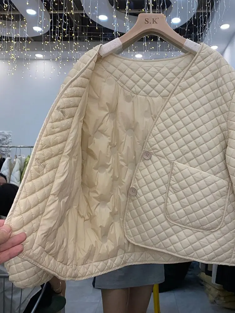 New Women Casual Style Down Jacket White Duck Down Jackets Autumn Winter Warm Coats And Parkas Female Outwear