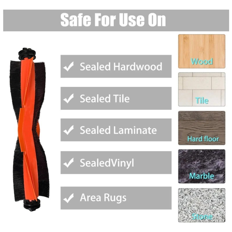 Набор сменных насадок для робота-пылесоса Xiaomi 3S B108CN /2Pro B113CN 13 шт