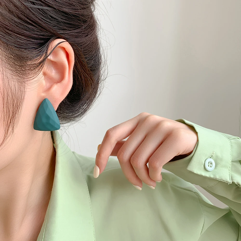 

AYAYOO Fashion Geometric Punk Women's Earrings Cut Vintage Pearl Dangle Stud Earrings 2023 Trend Earrings Jewelry