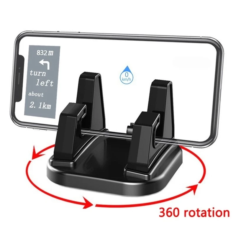 

Car Phone Holder 360 Degree Rotation Dashboard Mount Simple Auto Mobile Phone GPS Navigation Stand for Xiaomi Iphone 14 13 12