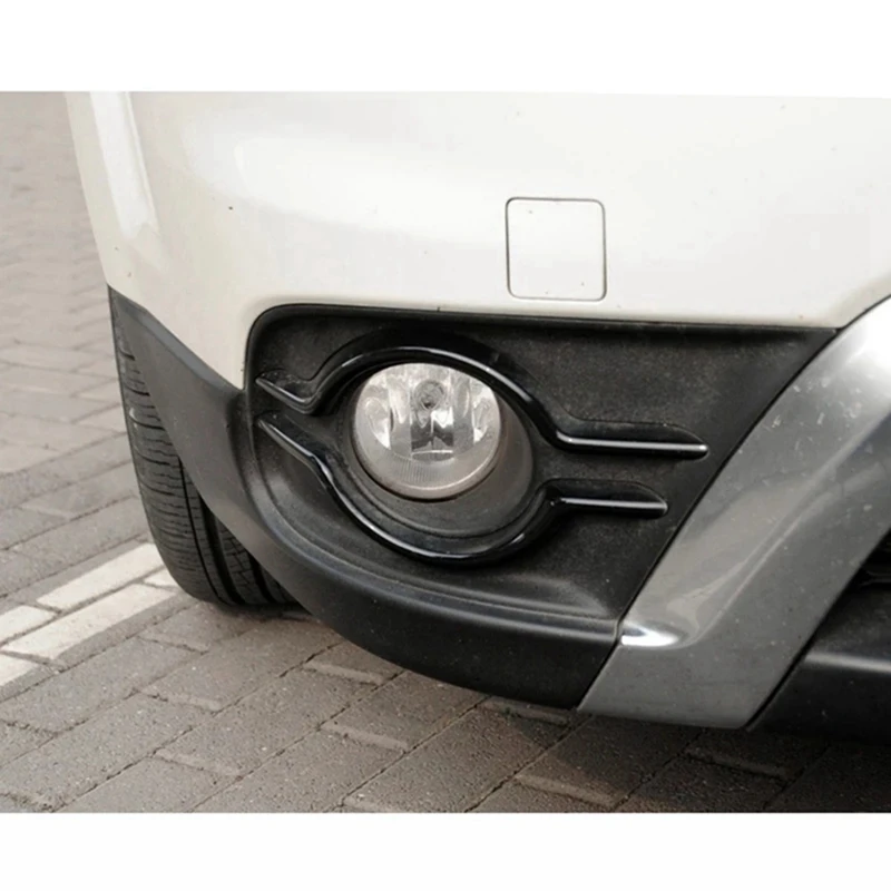 

4Pcs Front Fog Light Hoods Eyebrow Eye Wind Knife Cover Trim Fog Light Grille For Dodge Journey 2014-2020