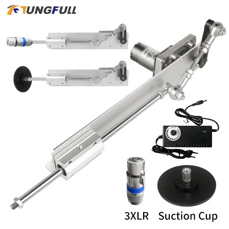 

Линейный двигатель постоянного тока 12В/24В 3-15 см с контроллером скорости