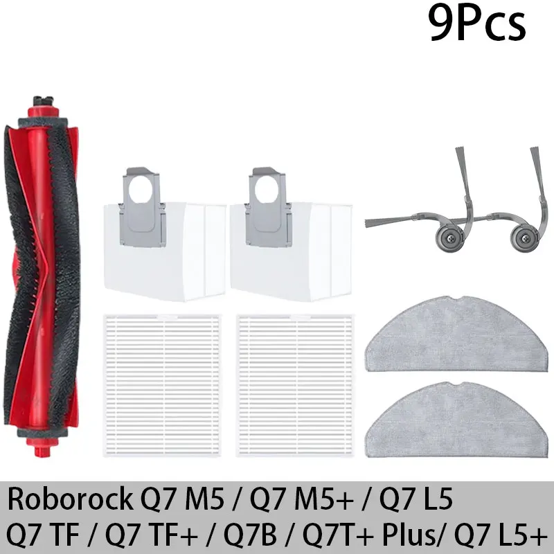 

Наборы запчастей для роботов-пылесосов Roborock Q7