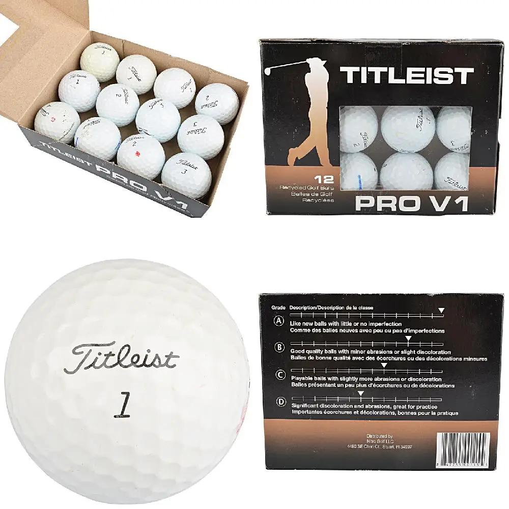 

Attractive 12-Pack of High-Quality Pre-Owned V1 Golf Balls - The Perfect Choice for Both Experienced Golfers and Amateurs Alike!