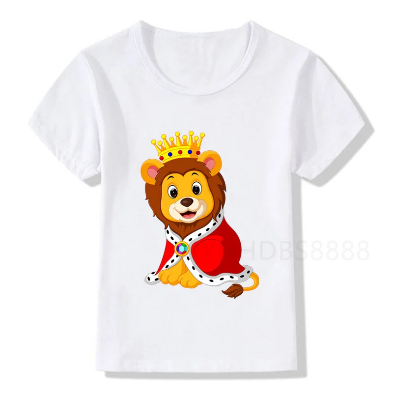 

Kids Cartoon Animal Party Birthday Number Name Print T-Shirt Kids Animal Birthday T-Shirt Boy Girl Funny Gift T-Shirt Kids Cloth