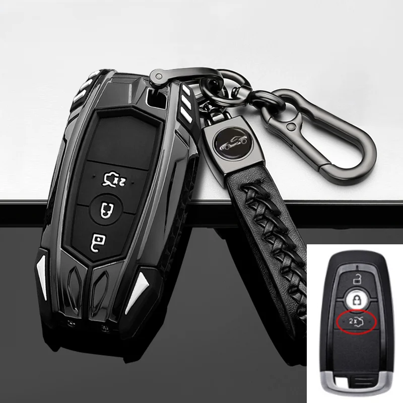 

Чехол для ключей от автомобиля из сплава, чехол для Ford Mondeo Explorer Edge Expedition F250 F150 F-350 F-450 Fusion Mustang Everest, аксессуары