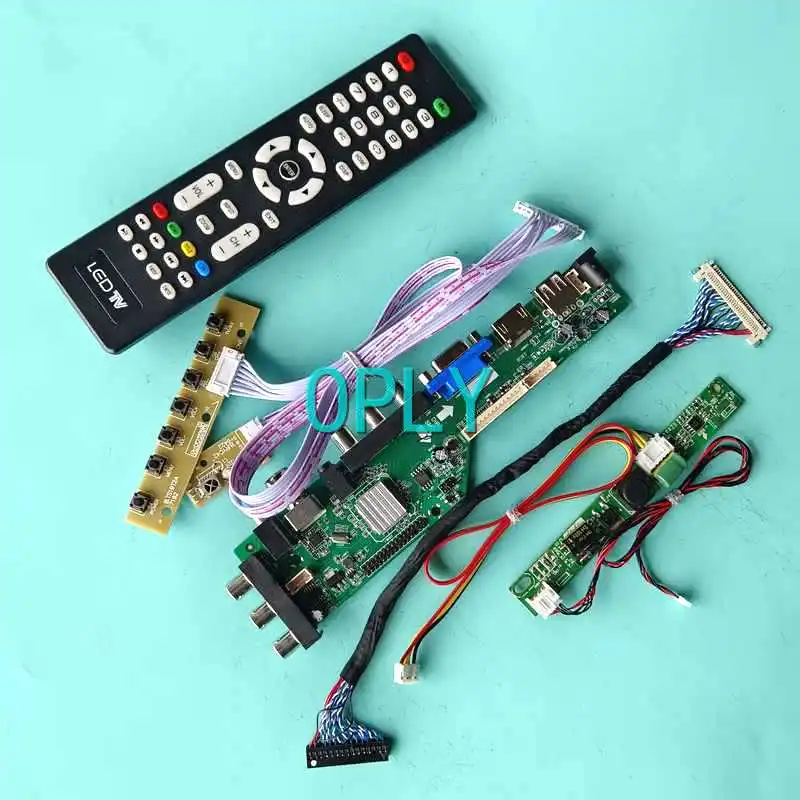 

DVB LCD Display Panel Drive Board Fit LM220WE5 LTM220MT12 M220Z3 HDMI-Compatible VGA 1680*1050 USB AV RF LVDS 30 Pin DIY Kit 22"