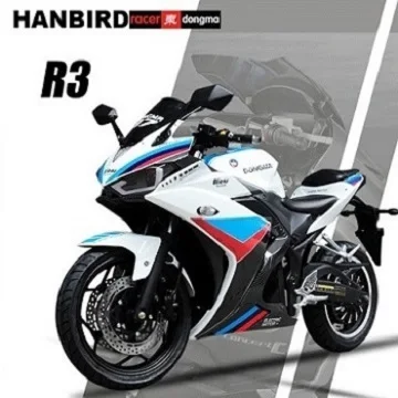 

Adult R3 Racing Electric Motorcycle 70km/h Hot Selling 3kW 72V Brushless Hub Motor 72V 40Ah Lithium Battery